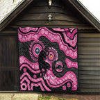 Panthers NAIDOC Week 2026 Personalised Quilt 50 Years of Deadly Aboriginal Art Pink