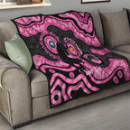 Panthers NAIDOC Week 2026 Personalised Quilt 50 Years of Deadly Aboriginal Art Pink