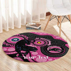 Panthers NAIDOC Week 2026 Personalised Round Carpet 50 Years of Deadly Aboriginal Art Pink