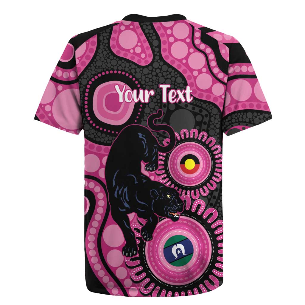 Panthers NAIDOC Week 2026 Personalised Rugby Jersey 50 Years of Deadly Aboriginal Art Pink