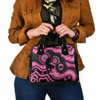 Panthers NAIDOC Week 2026 Personalised Shoulder Handbag 50 Years of Deadly Aboriginal Art Pink