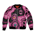 Panthers NAIDOC Week 2026 Personalised Sleeve Zip Bomber Jacket 50 Years of Deadly Aboriginal Art Pink