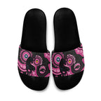 Panthers NAIDOC Week 2026 Personalised Slide Sandals 50 Years of Deadly Aboriginal Art Pink