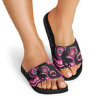 Panthers NAIDOC Week 2026 Personalised Slide Sandals 50 Years of Deadly Aboriginal Art Pink