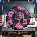 Panthers NAIDOC Week 2026 Personalised Spare Tire Cover 50 Years of Deadly Aboriginal Art Pink