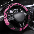 Panthers NAIDOC Week 2026 Steering Wheel Cover 50 Years of Deadly Aboriginal Art Pink