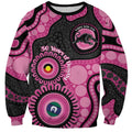 Panthers NAIDOC Week 2026 Personalised Sweatshirt 50 Years of Deadly Aboriginal Art Pink