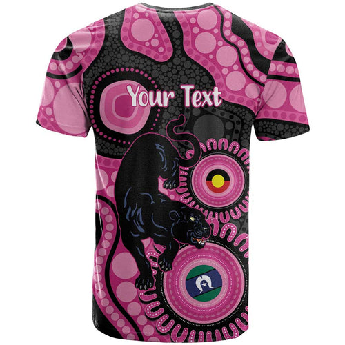 Panthers NAIDOC Week 2026 Personalised T Shirt 50 Years of Deadly Aboriginal Art Pink