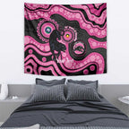 Panthers NAIDOC Week 2026 Personalised Tapestry 50 Years of Deadly Aboriginal Art Pink