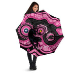 Panthers NAIDOC Week 2026 Personalised Umbrella 50 Years of Deadly Aboriginal Art Pink