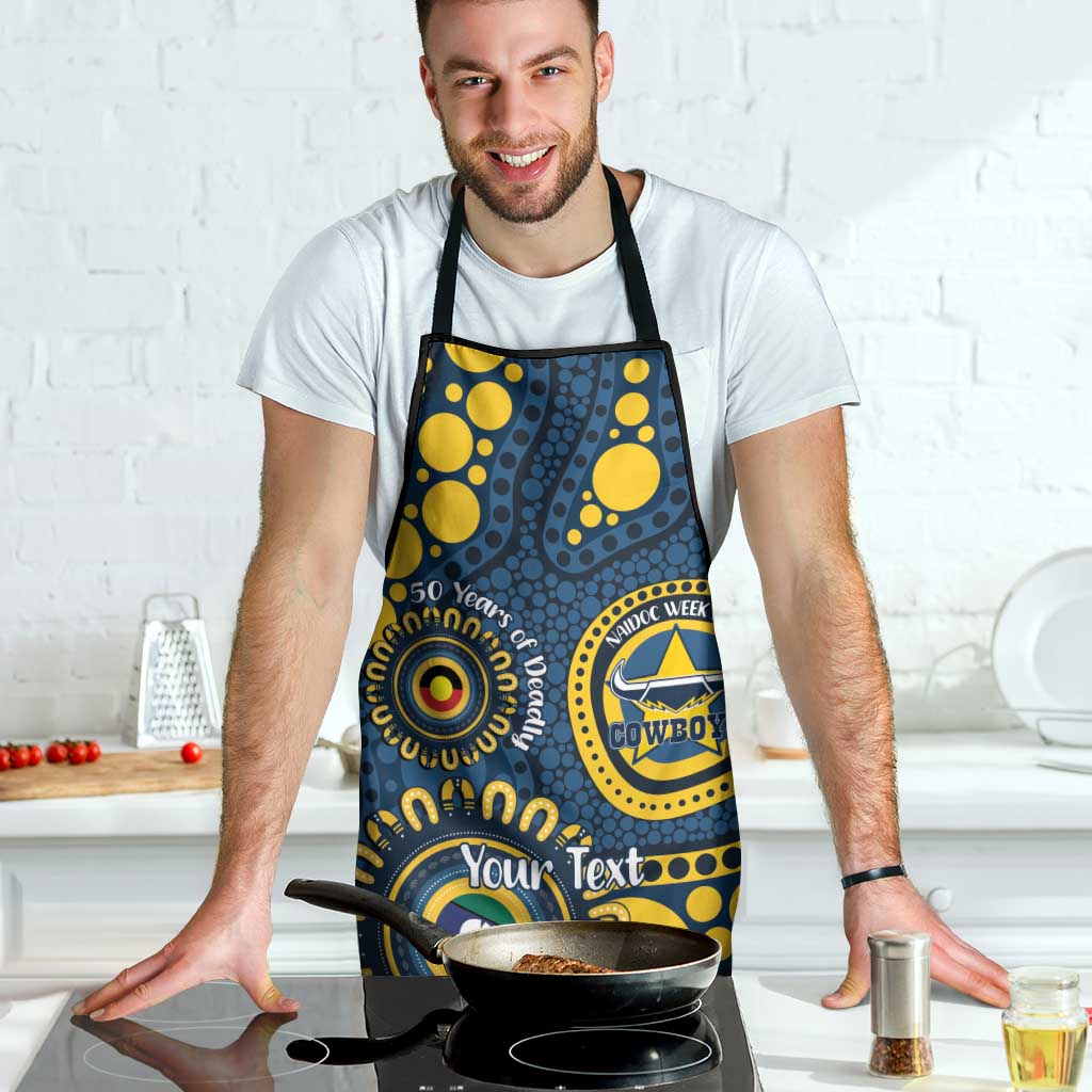 Cowboys NAIDOC Week 2026 Personalised Apron 50 Years of Deadly Aboriginal Art
