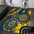 Cowboys NAIDOC Week 2026 Personalised Area Rug 50 Years of Deadly Aboriginal Art