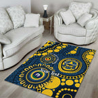 Cowboys NAIDOC Week 2026 Personalised Area Rug 50 Years of Deadly Aboriginal Art