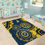 Cowboys NAIDOC Week 2026 Personalised Area Rug 50 Years of Deadly Aboriginal Art
