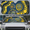 Cowboys NAIDOC Week 2026 Personalised Auto Sun Shade 50 Years of Deadly Aboriginal Art
