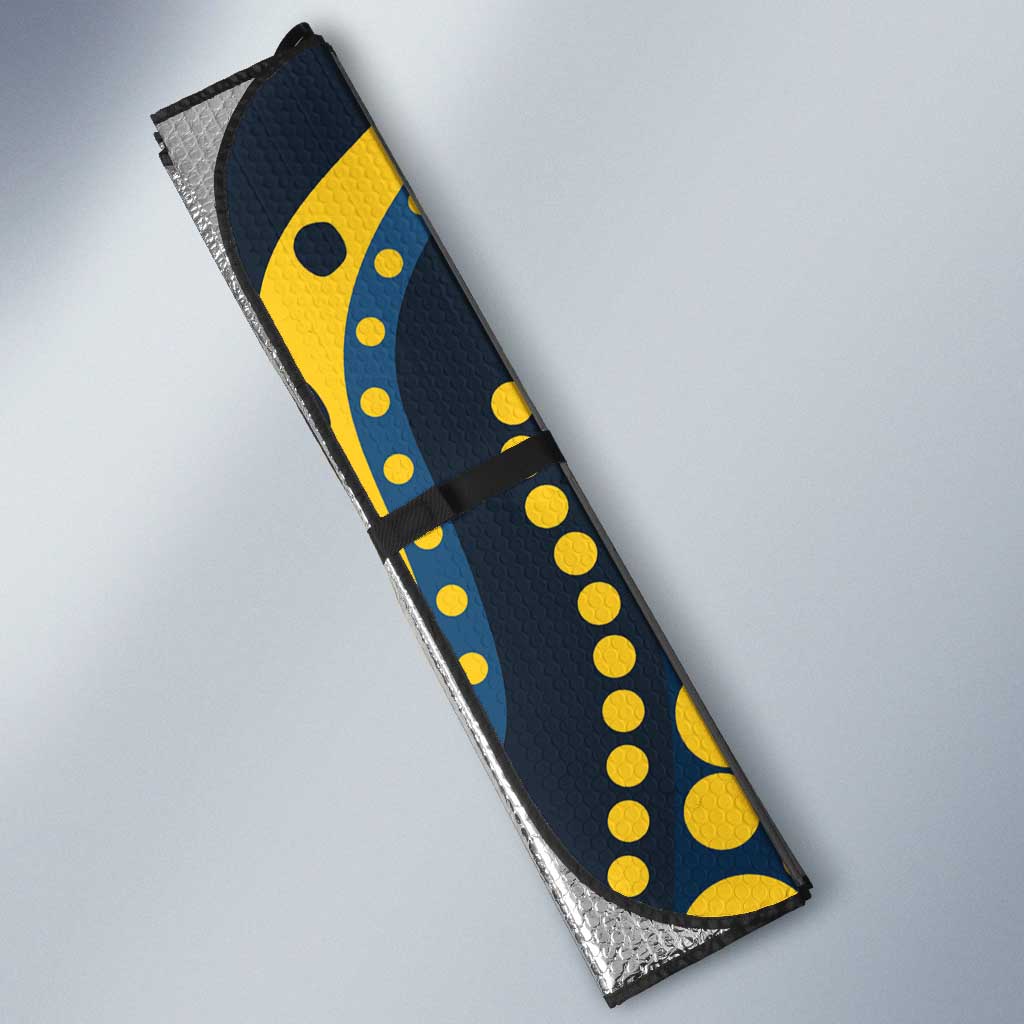 Cowboys NAIDOC Week 2026 Personalised Auto Sun Shade 50 Years of Deadly Aboriginal Art
