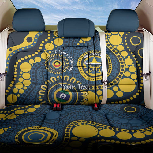 Cowboys NAIDOC Week 2026 Personalised Back Car Seat Cover 50 Years of Deadly Aboriginal Art
