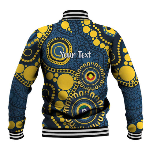 Cowboys NAIDOC Week 2026 Personalised Baseball Jacket 50 Years of Deadly Aboriginal Art