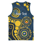 Cowboys NAIDOC Week 2026 Personalised Basketball Jersey 50 Years of Deadly Aboriginal Art