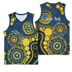 Cowboys NAIDOC Week 2026 Personalised Basketball Jersey 50 Years of Deadly Aboriginal Art