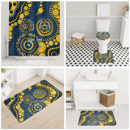 Cowboys NAIDOC Week 2026 Personalised Bathroom Set 50 Years of Deadly Aboriginal Art