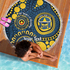 Cowboys NAIDOC Week 2026 Personalised Beach Blanket 50 Years of Deadly Aboriginal Art