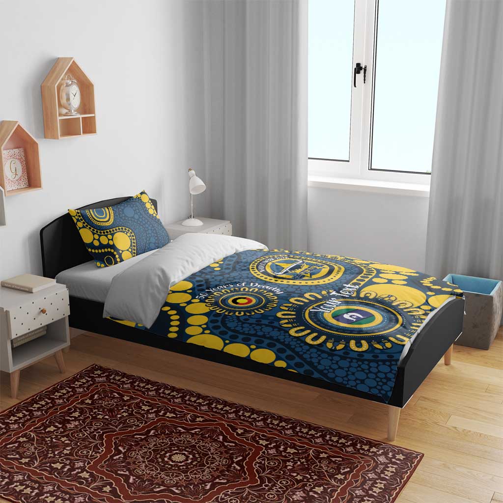 Cowboys NAIDOC Week 2026 Personalised Bedding Set 50 Years of Deadly Aboriginal Art