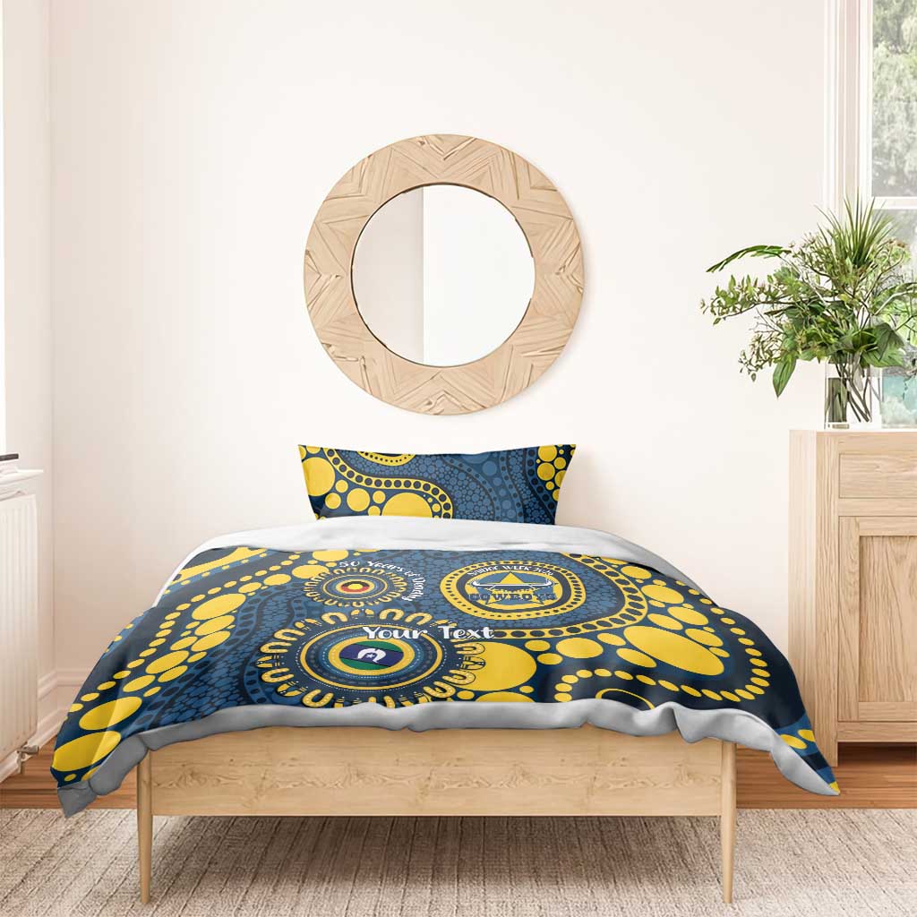 Cowboys NAIDOC Week 2026 Personalised Bedding Set 50 Years of Deadly Aboriginal Art