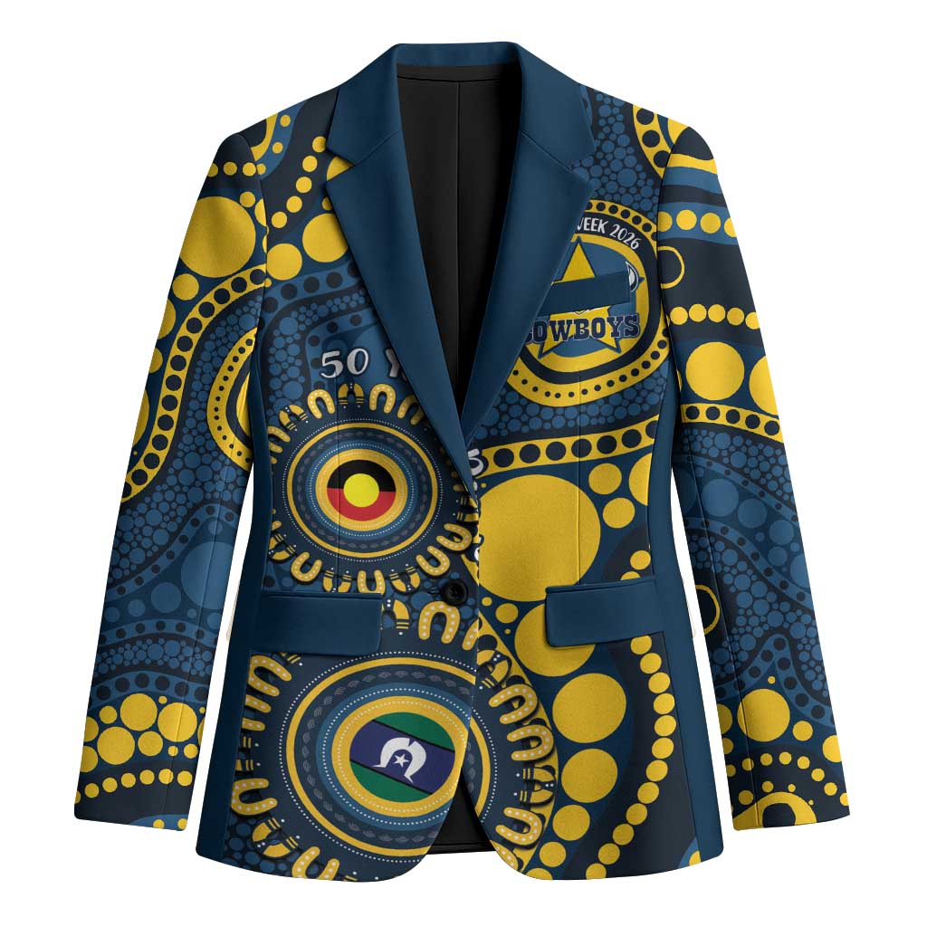 Cowboys NAIDOC Week 2026 Personalised Blazer 50 Years of Deadly Aboriginal Art