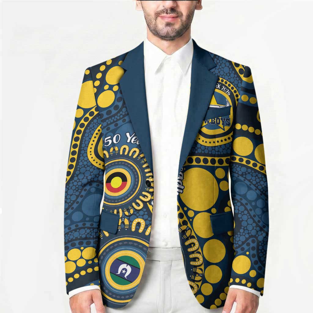 Cowboys NAIDOC Week 2026 Personalised Blazer 50 Years of Deadly Aboriginal Art