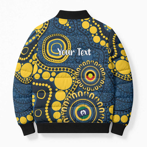 Cowboys NAIDOC Week 2026 Personalised Bomber Puffer Jacket 50 Years of Deadly Aboriginal Art