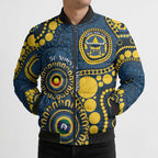 Cowboys NAIDOC Week 2026 Personalised Bomber Puffer Jacket 50 Years of Deadly Aboriginal Art
