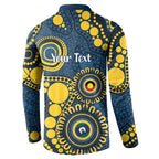 Cowboys NAIDOC Week 2026 Personalised Button Sweatshirt 50 Years of Deadly Aboriginal Art