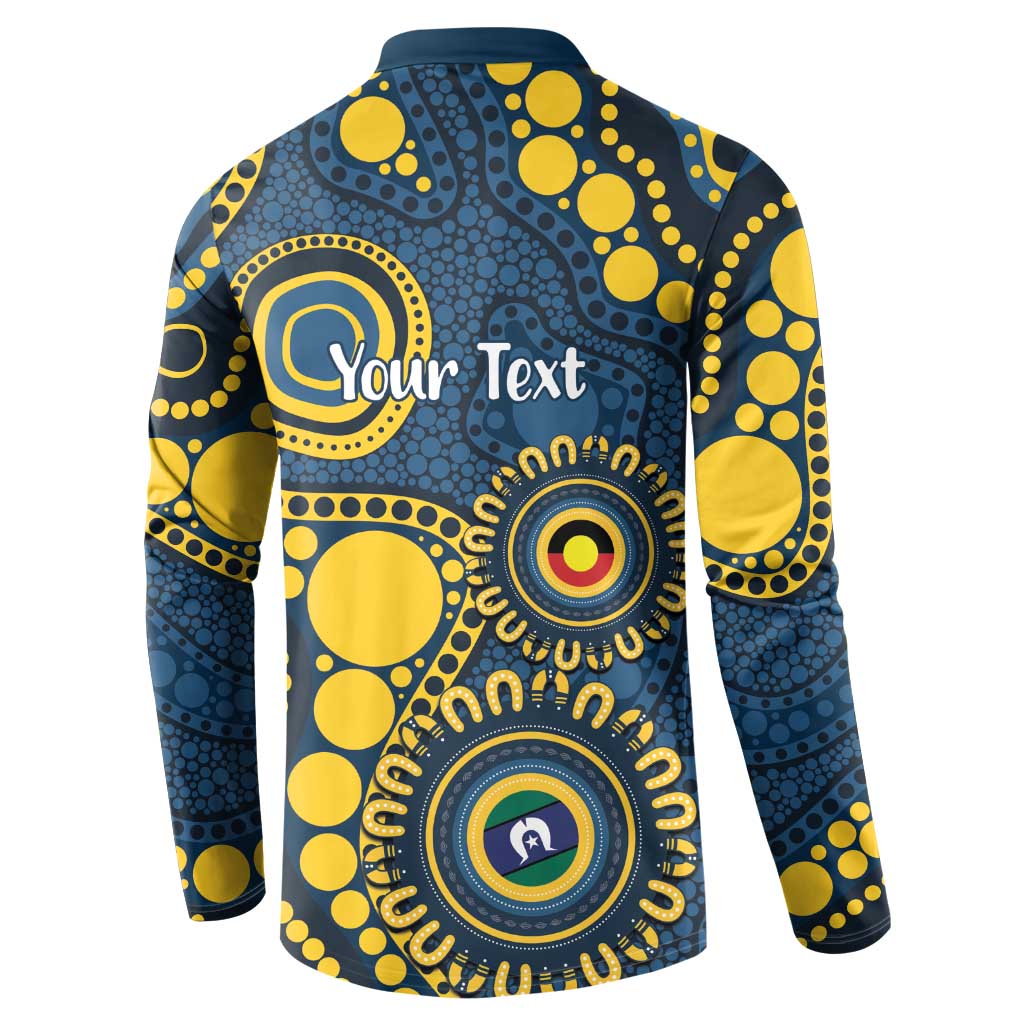 Cowboys NAIDOC Week 2026 Personalised Button Sweatshirt 50 Years of Deadly Aboriginal Art