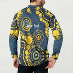 Cowboys NAIDOC Week 2026 Personalised Button Sweatshirt 50 Years of Deadly Aboriginal Art