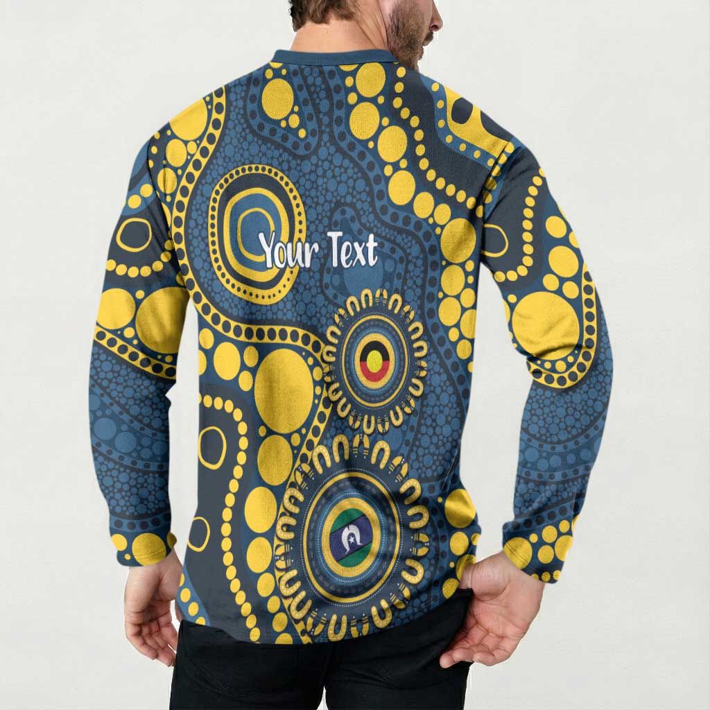 Cowboys NAIDOC Week 2026 Personalised Button Sweatshirt 50 Years of Deadly Aboriginal Art