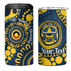 Cowboys NAIDOC Week 2026 Personalised 4 in 1 Can Cooler Tumbler 50 Years of Deadly Aboriginal Art