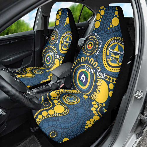 Cowboys NAIDOC Week 2026 Personalised Car Seat Cover 50 Years of Deadly Aboriginal Art