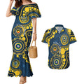 Cowboys NAIDOC Week 2026 Personalised Couples Matching Mermaid Dress and Hawaiian Shirt 50 Years of Deadly Aboriginal Art