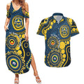 Cowboys NAIDOC Week 2026 Personalised Couples Matching Summer Maxi Dress and Hawaiian Shirt 50 Years of Deadly Aboriginal Art