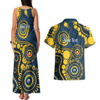 Cowboys NAIDOC Week 2026 Personalised Couples Matching Tank Maxi Dress and Hawaiian Shirt 50 Years of Deadly Aboriginal Art