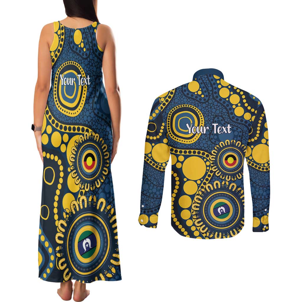 Cowboys NAIDOC Week 2026 Personalised Couples Matching Tank Maxi Dress and Long Sleeve Button Shirt 50 Years of Deadly Aboriginal Art
