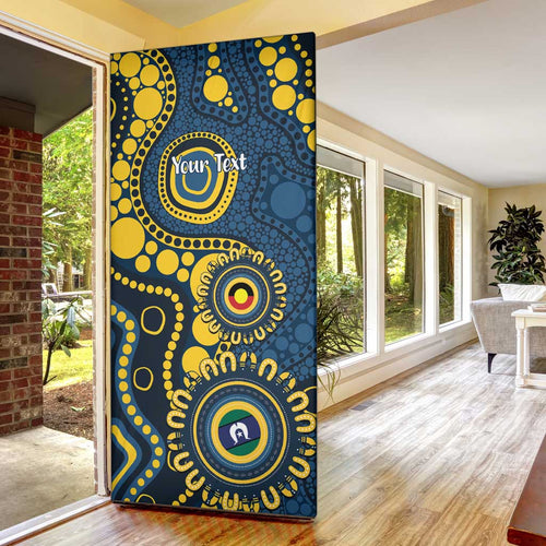 Cowboys NAIDOC Week 2026 Personalised Door Cover 50 Years of Deadly Aboriginal Art