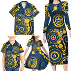 Cowboys NAIDOC Week 2026 Personalised Family Matching Long Sleeve Bodycon Dress and Hawaiian Shirt 50 Years of Deadly Aboriginal Art