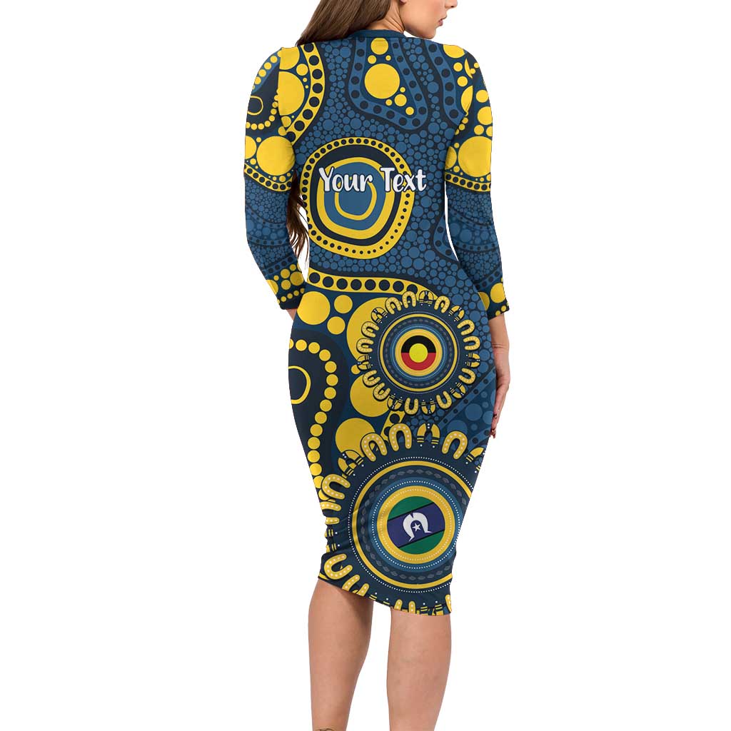 Cowboys NAIDOC Week 2026 Personalised Family Matching Long Sleeve Bodycon Dress and Hawaiian Shirt 50 Years of Deadly Aboriginal Art