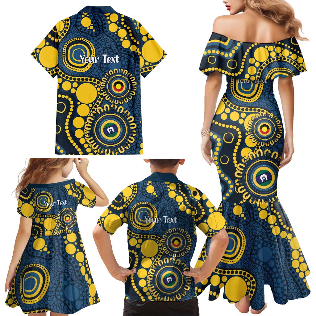 Cowboys NAIDOC Week 2026 Personalised Family Matching Mermaid Dress and Hawaiian Shirt 50 Years of Deadly Aboriginal Art