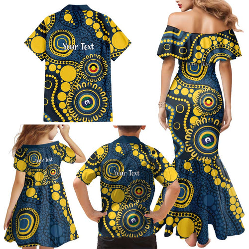 Cowboys NAIDOC Week 2026 Personalised Family Matching Mermaid Dress and Hawaiian Shirt 50 Years of Deadly Aboriginal Art