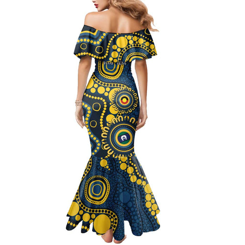 Cowboys NAIDOC Week 2026 Personalised Family Matching Mermaid Dress and Hawaiian Shirt 50 Years of Deadly Aboriginal Art