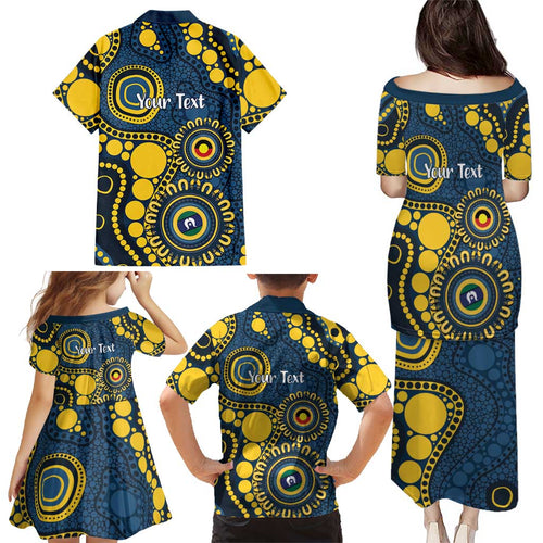 Cowboys NAIDOC Week 2026 Personalised Family Matching Puletasi and Hawaiian Shirt 50 Years of Deadly Aboriginal Art