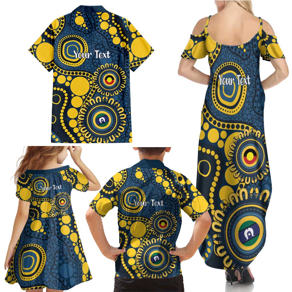 Cowboys NAIDOC Week 2026 Personalised Family Matching Summer Maxi Dress and Hawaiian Shirt 50 Years of Deadly Aboriginal Art